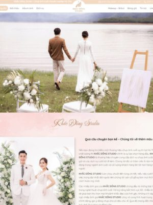 Theme wordpress studio ảnh cưới 04