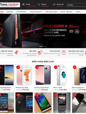 Theme wordpress dịch vụ sửa điện thoại 02