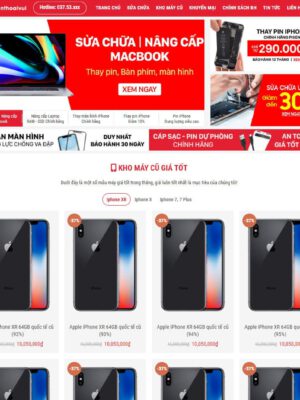Theme wordpress dịch vụ sửa điện thoại 03