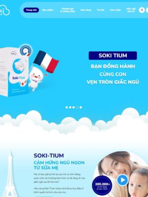 Theme wordpress landing page sữa tươi