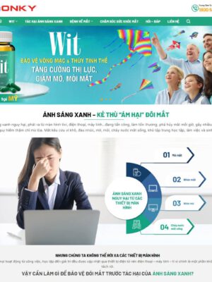 Theme wordpress thực phẩm chức năng bảo vệ mắt