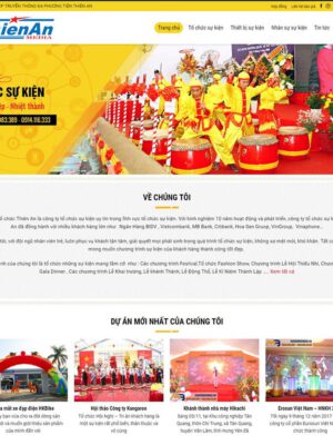 theme wordpress tổ chức sự kiện