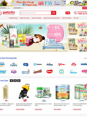 Theme wordpress bán tạp hóa online