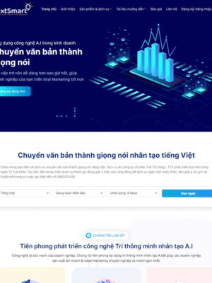Theme wordpress giới thiệu dịch vụ textsmart