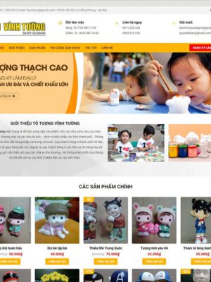 theme wordpress tượng thạch cao