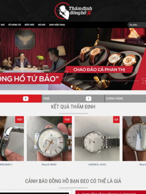 theme wordpress đồng hồ
