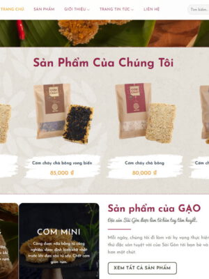 Theme wordpress bán đồ ăn vặt đẹp