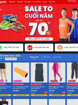 Theme wordpress bán giày dép