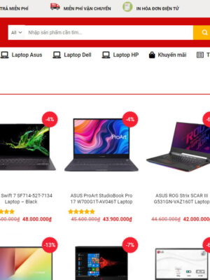 Theme wordpress bán hàng điện tử đẹp