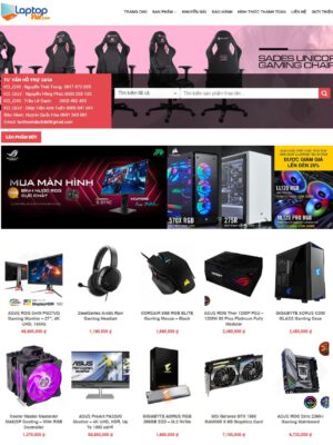 Theme wordpress bán máy tính, laptop đẹp