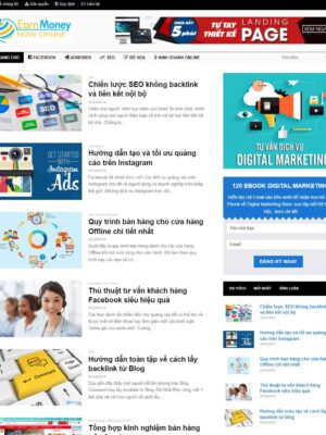 Theme wordpress blog cá nhân đẹp