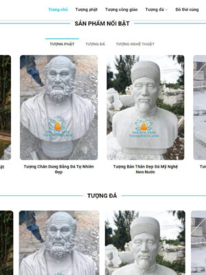 theme wordpress bán tượng phật