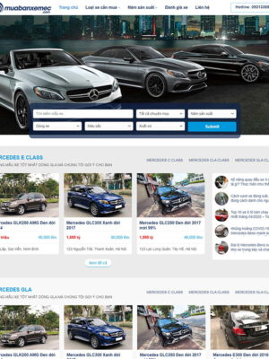 Theme wordpress mua bán xe