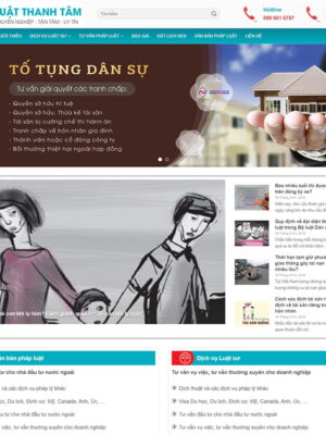 theme wordpress giới thiệu công ty luật 01