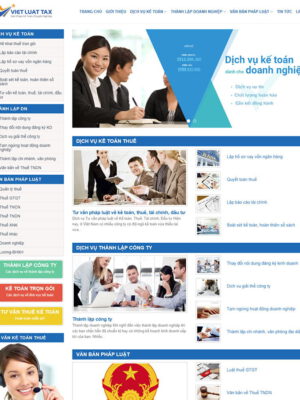 theme wordpress giới thiệu công ty kế toán