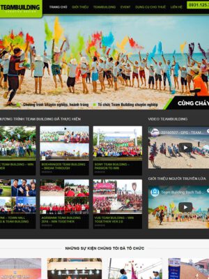 theme wordpress giới thiệu công ty tổ chức sự kiện