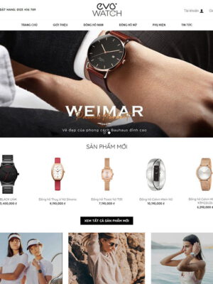 Theme wordpress flatsome đồng hồ