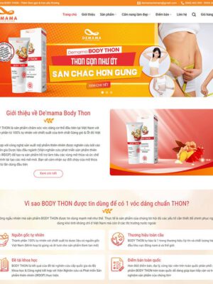 Theme wordpress thực phẩm chức năng đẹp