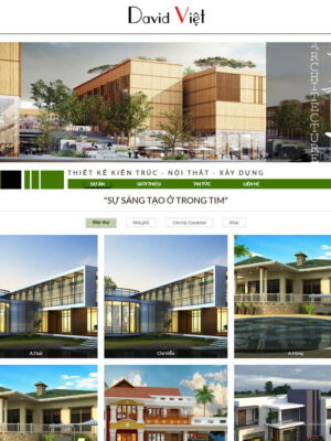 Theme wordpress kiến trúc 01