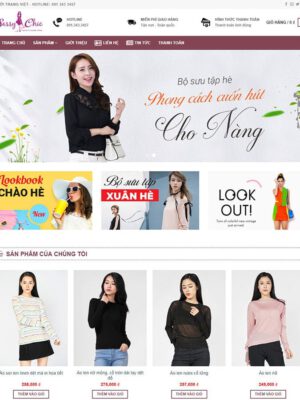 theme wordpress thời trang