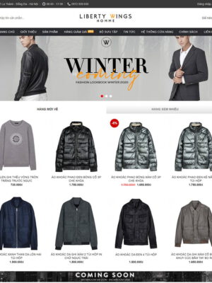 Theme wordpress flatsome thời trang 03