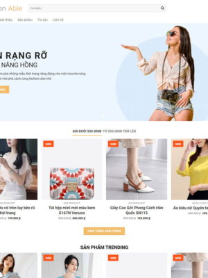 Theme wordpress thời trang 07