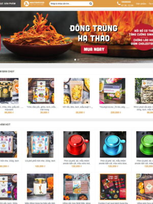 Theme wordpress thực phẩm 03
