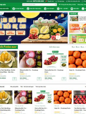 Theme wordpress thực phẩm 06