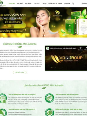 theme wordpress thực phẩm chức năng