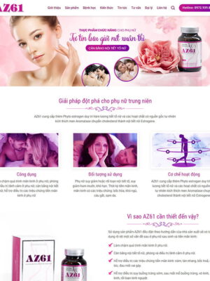 Theme wordpress flatsome thực phẩm chức năng
