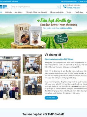 Theme wordpress thực phẩm sạch 07