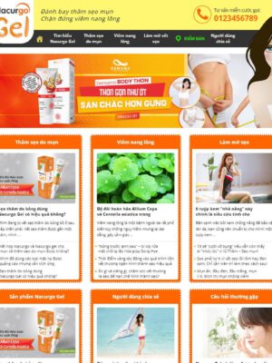 Theme wordpress tin tức mỹ phẩm affiliate