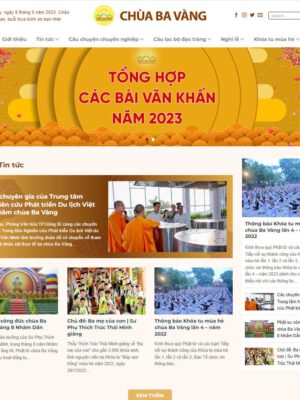 Theme wordpress tin tức phật giáo