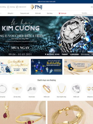 Theme wordpress bán trang sức 02