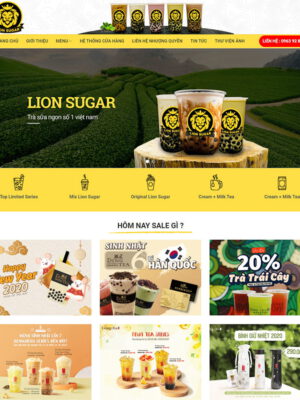 Theme wordpress bán trà sữa 02