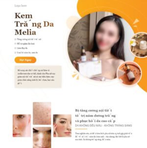 Theme wordpress landing page trị nám