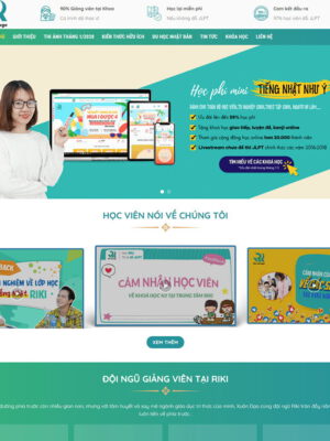 Theme wordpress trung tâm ngoại ngữ