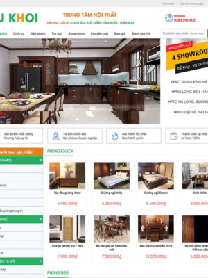 Theme wordpress tủ bếp