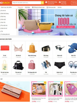 Theme wordpress bán túi , ví