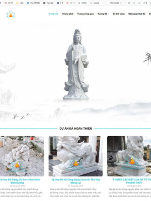 theme wordpress bán tượng phật