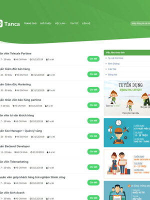Theme wordpress tuyển dụng