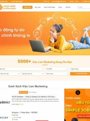 Theme wordpress tuyển dụng 01