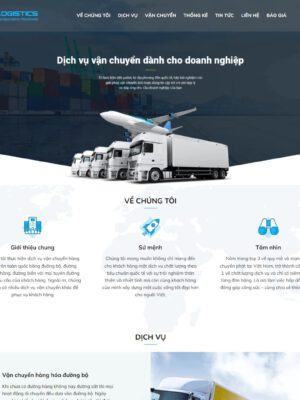 Theme wordpress dịch vụ vận chuyển - giao hàng 02