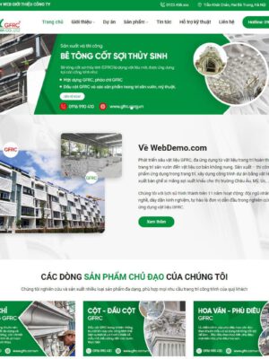 Theme wordpress bán vật liệu trang trí
