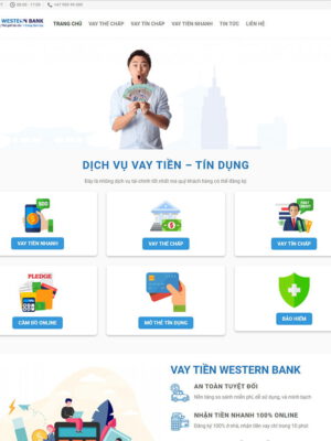 Theme wordpress dịch vụ tài chính 01