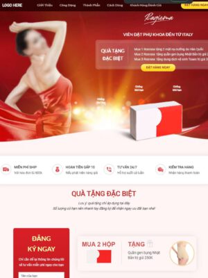Theme wordpress landing page viên đặt phụ khoa