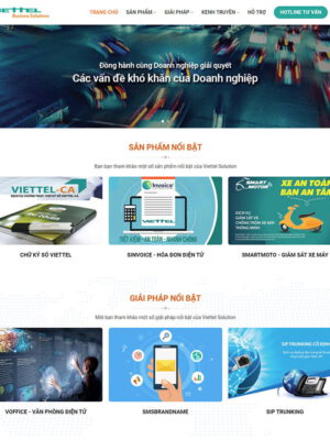 Theme wordpress dịch vụ viễn thông 01