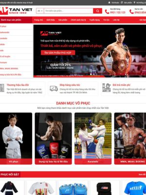theme wordpress võ thuật