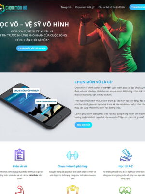 Theme wordpress flatsome võ thuật