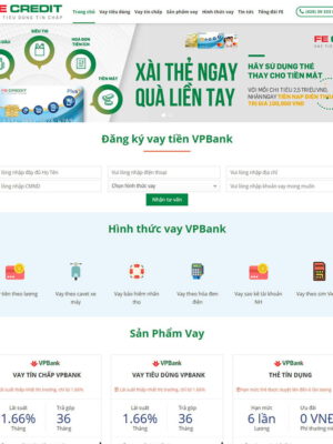 Theme wordpress tín dụng vpbank